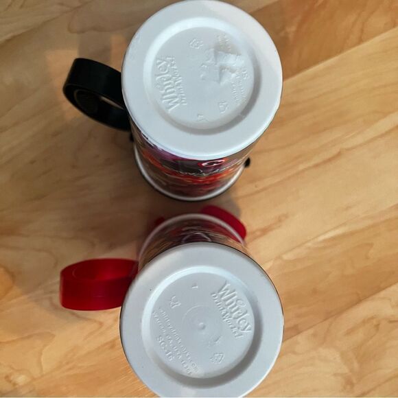 Disney Parks Set of Two Travel Mugs Cups Black and Red - Picture 2 of 4